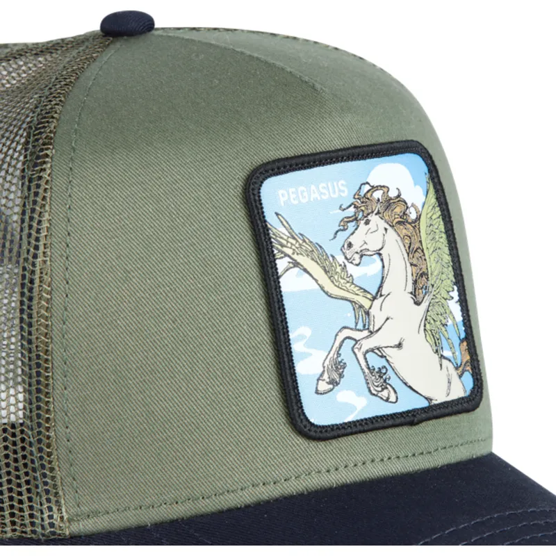 kasketter-buet-gron-snapback-pegasus-beasts-af-capslab kasketter-buet-gron-snapback-pegasus-beasts-af-capslab
