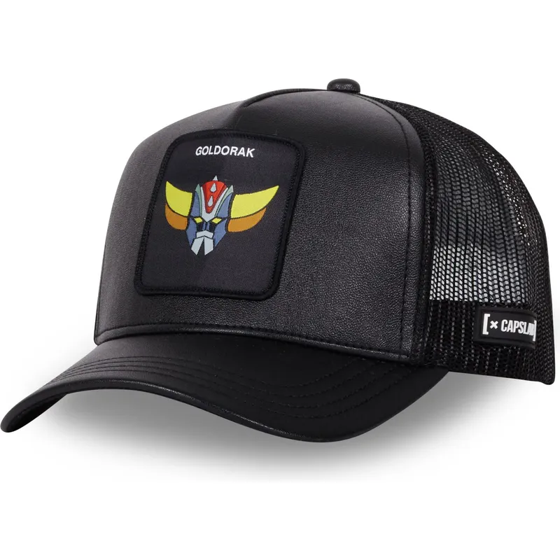 kasketter-buet-sort-snapback-robot-grendizer-robot-grendizer-af-capslab