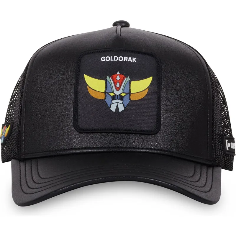 kasketter-buet-sort-snapback-robot-grendizer-robot-grendizer-af-capslab