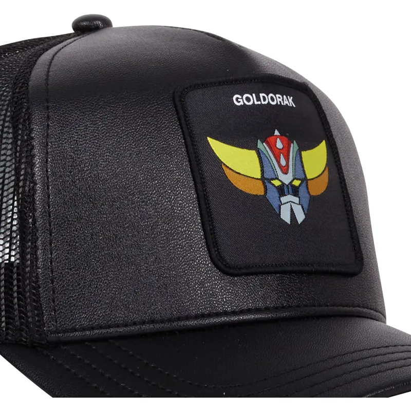kasketter-buet-sort-snapback-robot-grendizer-robot-grendizer-af-capslab