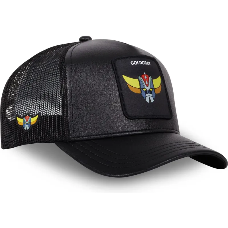 kasketter-buet-sort-snapback-robot-grendizer-robot-grendizer-af-capslab