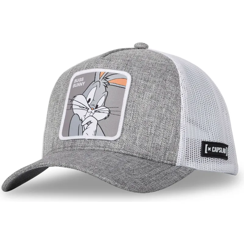 gra-og-hvid-trucker-kasket-bugs-bunny-loo10-bug-looney-tunes-fra-capslab