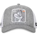 gra-og-hvid-trucker-kasket-bugs-bunny-loo10-bug-looney-tunes-fra-capslab