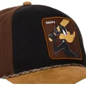 trucker-kasket-sort-og-brun-daffy-duck-loo10-daf-looney-tunes-fra-capslab