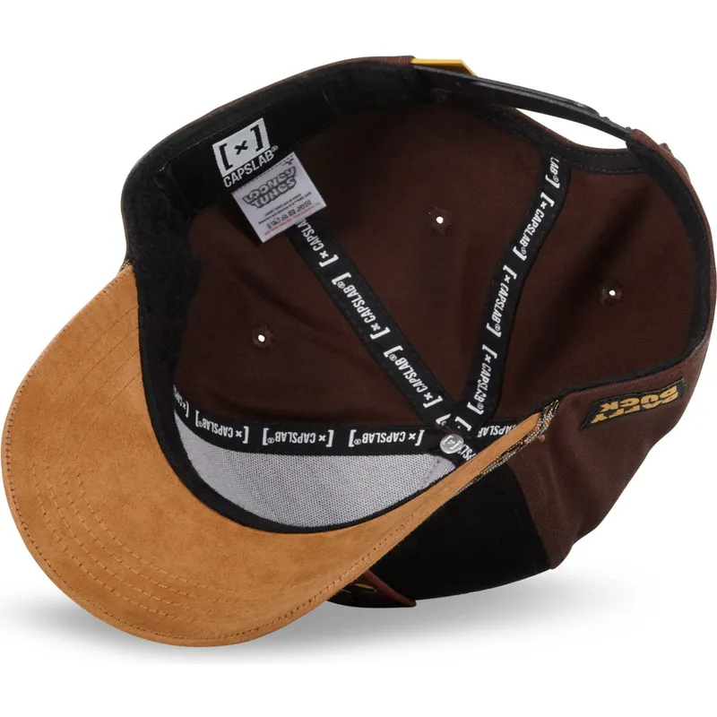 trucker-kasket-sort-og-brun-daffy-duck-loo10-daf-looney-tunes-fra-capslab