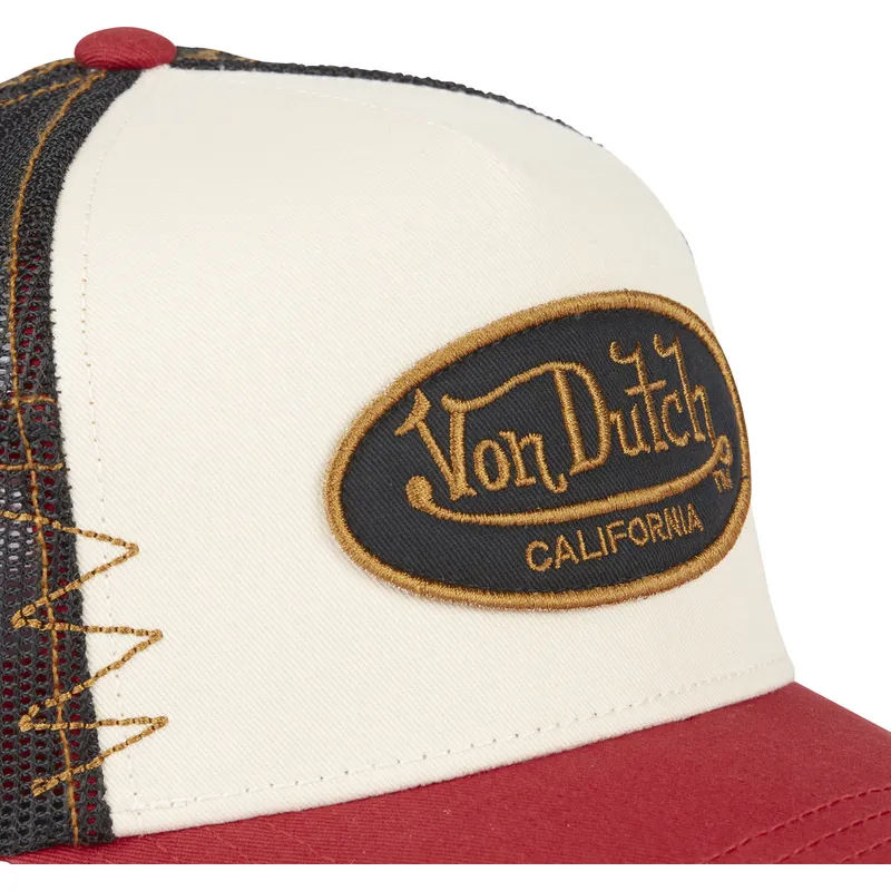 beige-sort-og-rod-trucker-kasket-grre-fra-von-dutch