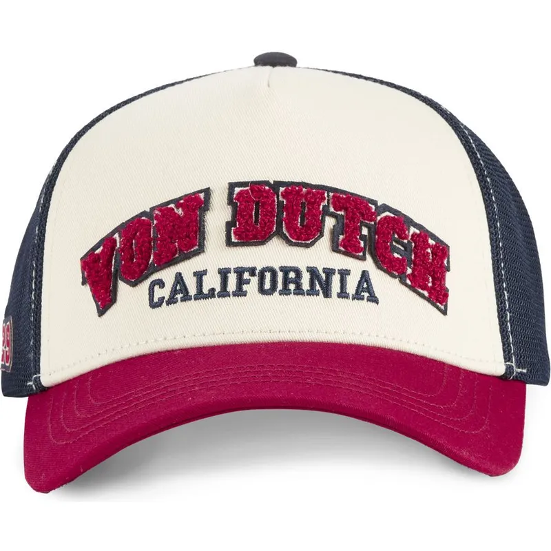 beige-bla-og-rod-trucker-kasket-terry01-fra-von-dutch