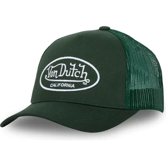 Von Dutch LOF B08 Green Adjustable Trucker Hat