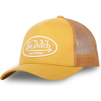 Von Dutch LOF B09 Gul Justerbar Trucker Hat