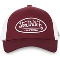 von-dutch-justerbar-rod-og-hvid-trucker-kasket-lof-b15