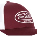 von-dutch-justerbar-rod-og-hvid-trucker-kasket-lof-b15