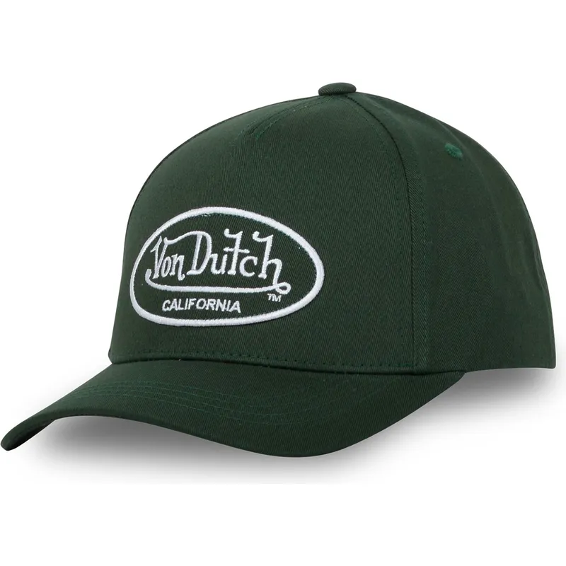 kasketter-buet-gron-justerbar-rem-af-von-dutch