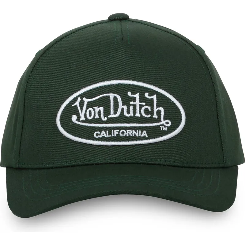 kasketter-buet-gron-justerbar-rem-af-von-dutch