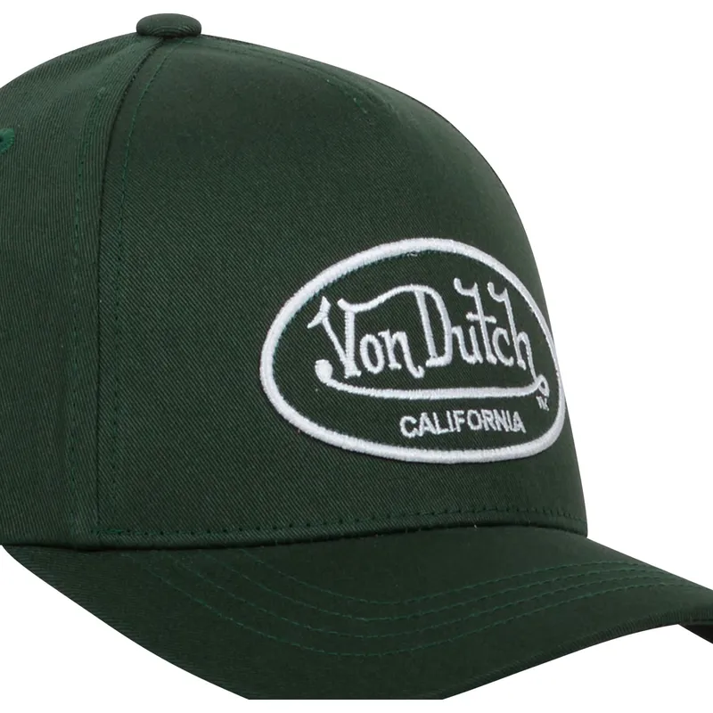 kasketter-buet-gron-justerbar-rem-af-von-dutch