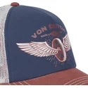 von-dutch-crew19-bla-og-brun-truckerkasket