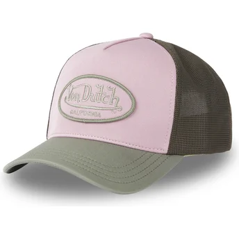 Kasketter buet flerfarvet snapback rosa KAPI af Von Dutch