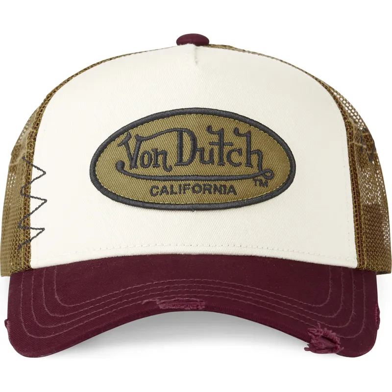 beige-brun-og-rod-mubu-trucker-kasket-fra-von-dutch