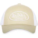 von-dutch-justerbar-beige-og-hvid-trucker-kasket-lof-b14