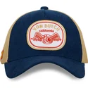 trucker-kasket-marinebla-og-beige-blu-ct-fra-von-dutch