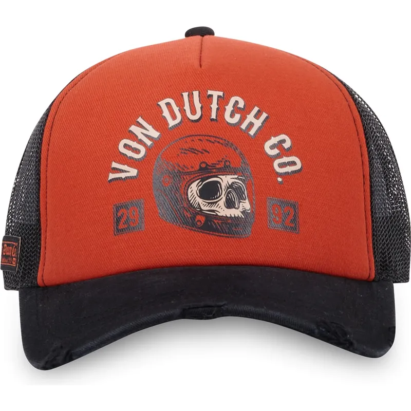 trucker-kasket-orange-og-sort-crew17-fra-von-dutch