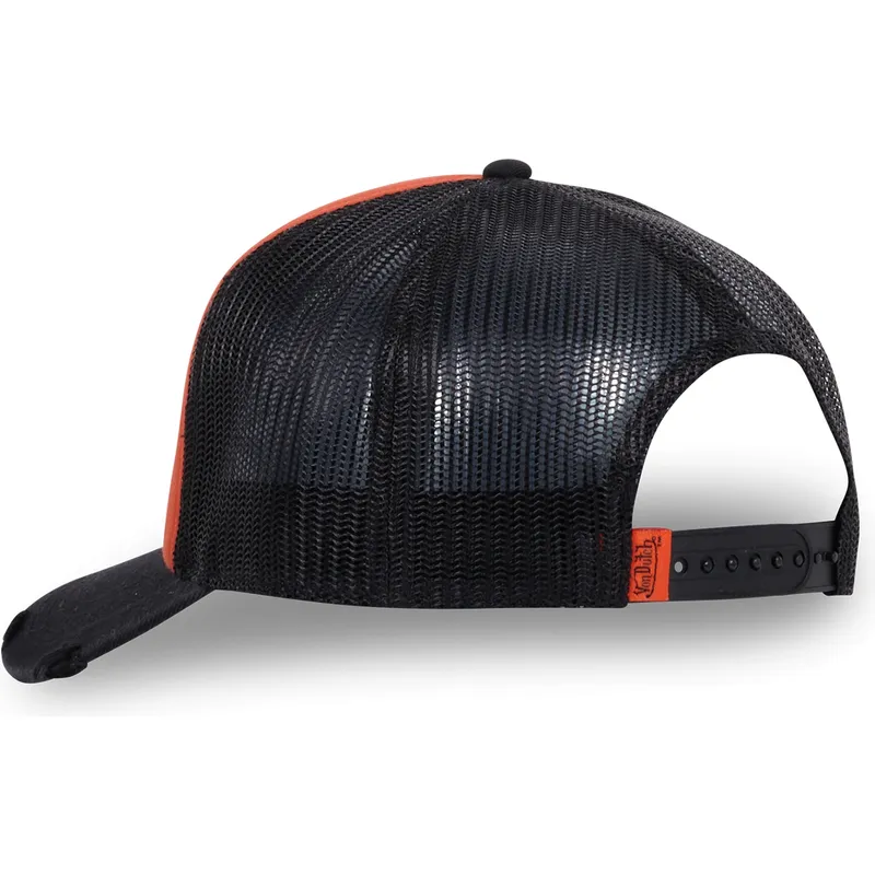 trucker-kasket-orange-og-sort-crew17-fra-von-dutch