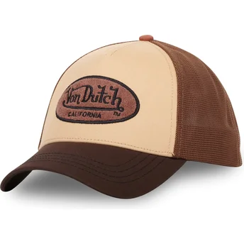 Von Dutch TERRYLOG01 Brun Trucker Hat