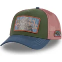 gron-rod-og-bla-trucker-kasket-wol-cb-fra-von-dutch