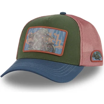 Von Dutch WOL CB Grøn, Rød og Blå Trucker Hat