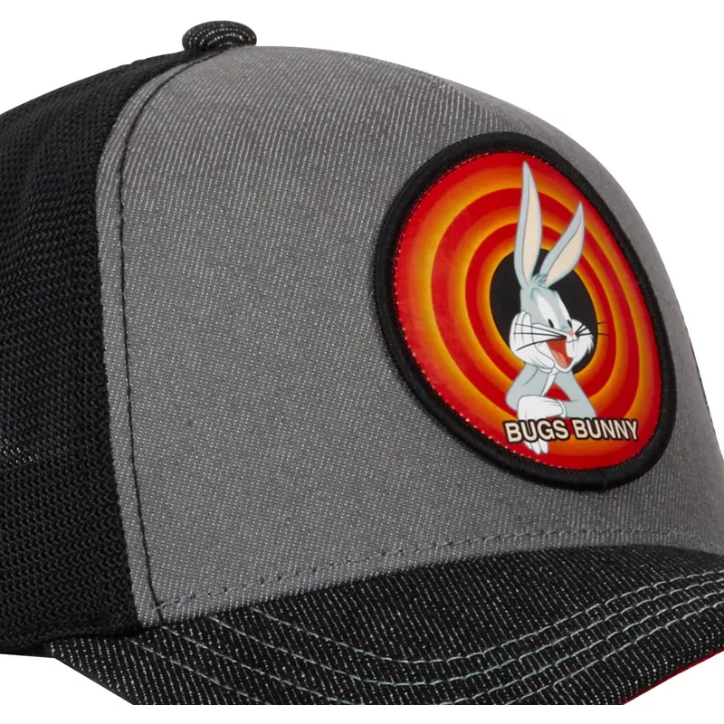 gra-og-sort-trucker-kasket-bugs-bunny-loo10-vbu-looney-tunes-fra-capslab