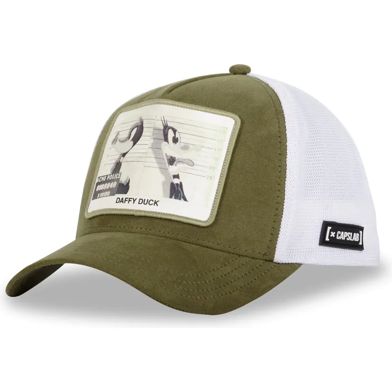 gron-og-hvid-trucker-kasket-daffy-duck-loo9-daf-looney-tunes-fra-capslab