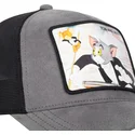 gra-og-sort-trucker-kasket-tom-og-jerry-taj5-tom-looney-tunes-fra-capslab