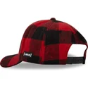 rod-og-sort-buet-snapback-tom-taj5-tj6-looney-tunes-kasket-fra-capslab