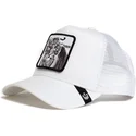 hvid-trucker-kasket-tiger-silver-tiger-fra-goorin-bros