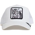 hvid-trucker-kasket-tiger-silver-tiger-fra-goorin-bros