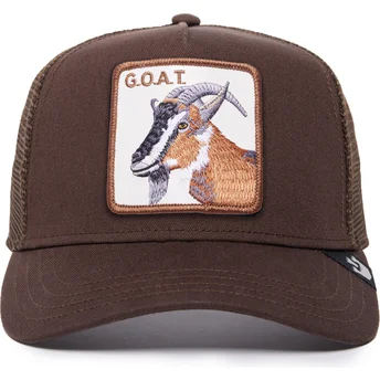 Gorra trucker brun ged The GOAT The Farm fra Goorin Bros.