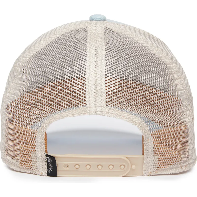 trucker-kasket-bla-og-hvid-giraf-high-the-giraffe-the-farm-fra-goorin-bros