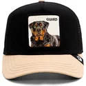 goorin-bros-the-guard-dog-the-farm-sort-og-beige-trucker-kasket-med-rottweiler
