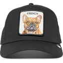 trucker-kasket-sort-hund-fransk-bulldog-the-french-frenchie-the-farm-fra-goorin-bros