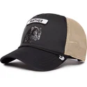 trucker-kasket-sort-og-beige-panter-gb2-black-panther-the-rocker-the-farm-fra-goorin-bros