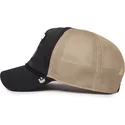 trucker-kasket-sort-og-beige-panter-gb2-black-panther-the-rocker-the-farm-fra-goorin-bros