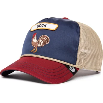 Gorra trucker multicolor hane Cock GB2 Rooster The Rocker The Farm fra Goorin Bros.