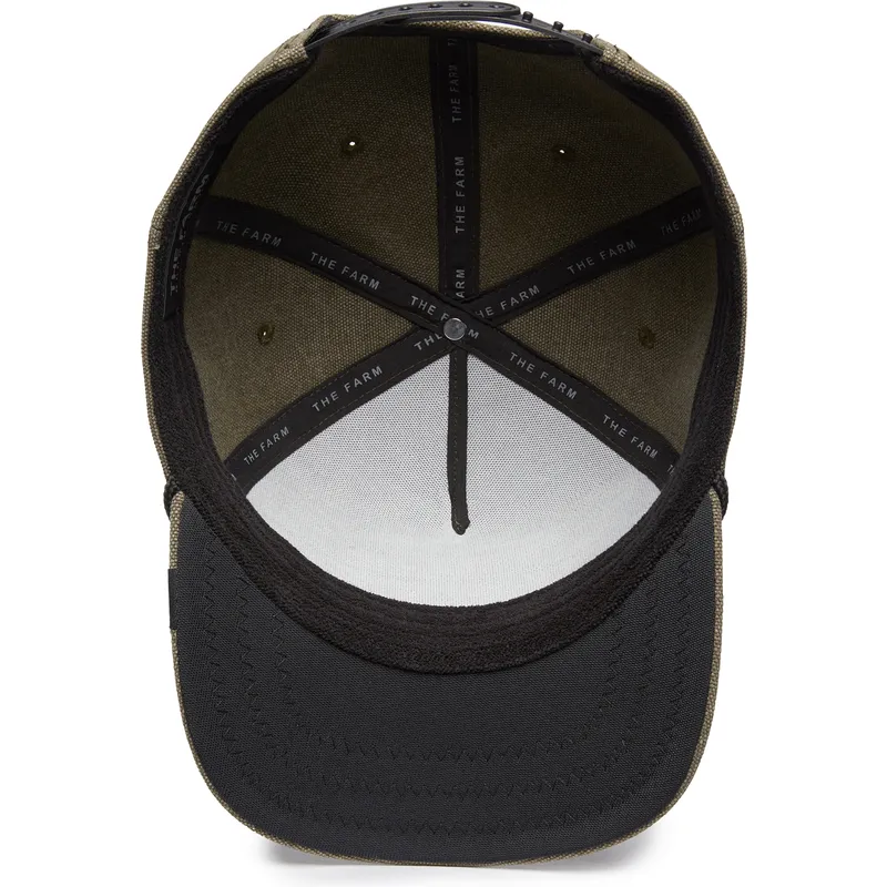 gron-curved-snapback-kasket-med-raev-foxy-duck-canvas-the-farm-fra-goorin-bros