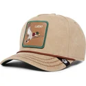 beige-buet-snapback-kasket-med-and-lucky-duck-canvas-the-farm-fra-goorin-bros