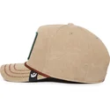 gorra-curva-beige-snapback-pato-luckyduck-canvas-the-farm-de-goorin-bros