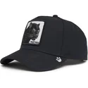 sort-buet-snapback-kasket-panter-black-panther-field-100-all-season-wool-the-farm-fra-goorin-bros