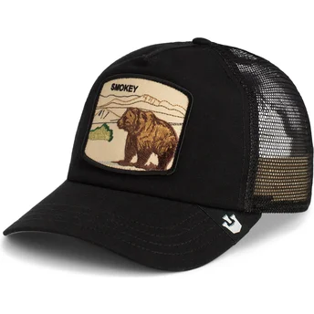 sort-truckerkasket-med-smokey-bear-camp-crasher-park-range-the-farm-fra-goorin-bros