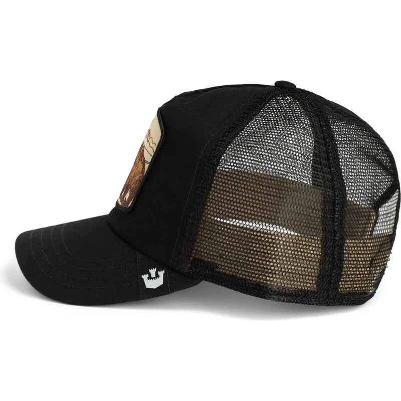 kasketter-buet-sort-snapback-the-farm-af-goorin-bros