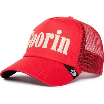 Goorin Bros The Farm Soft Pack Insider Club rød trucker kasket.