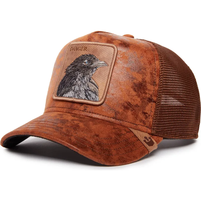 kasketter-buet-brun-snapback-the-farm-af-goorin-bros kasketter-buet-brun-snapback-the-farm-af-goorin-bros