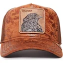kasketter-buet-brun-snapback-the-farm-af-goorin-bros